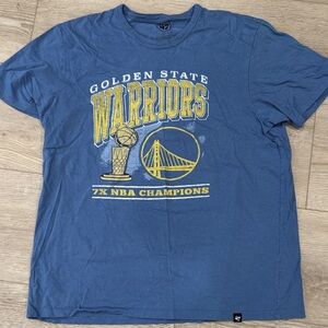 47 Blue Golden State Warriors Champions Tee